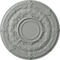 Ekena Millwork Dauphine Ceiling Medallion (Fits Canopies up to 13 1/4"), 33 7/8"OD x 1 3/8"P, Primed White CM33DA - alternate 1